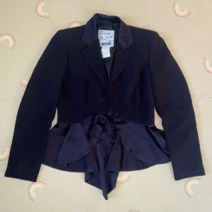 Vintage 90s Moschino Peplum Blazer